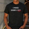 I Make Babies Cry Float Funny Swimming Coach Teacher Gift Men's Casual T-Shirt Dark Grey I Make Babies Cry Float Funny Swimming Coach Teacher Gift Men's Casual T-Shirt Dark Grey