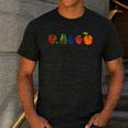 Back To School Cute Hungry Lover Fruits Teacher Men's Casual T-Shirt Dark Grey Back To School Cute Hungry Lover Fruits Teacher Men's Casual T-Shirt Dark Grey