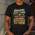 Back To School Dinosaur Social Studies Teacher Student Men's Casual T-Shirt Dark Grey Back To School Dinosaur Social Studies Teacher Student Men's Casual T-Shirt Dark Grey