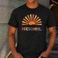 Back To School Hello Preschool For Kids Teacher Women Men's Casual T-Shirt Dark Grey Back To School Hello Preschool For Kids Teacher Women Men's Casual T-Shirt Dark Grey