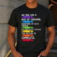 Back To School Teacher We Are Like A Box Of Crayons Men's Casual T-Shirt Dark Grey Back To School Teacher We Are Like A Box Of Crayons Men's Casual T-Shirt Dark Grey