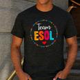 Back To School Teachers Crew Students Team ESOL Teacher Men's Casual T-Shirt Dark Grey Back To School Teachers Crew Students Team ESOL Teacher Men's Casual T-Shirt Dark Grey