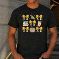 Back To School Yellow Bows Book Coffee Leopard Apple Teacher Men's Casual T-Shirt Dark Grey Back To School Yellow Bows Book Coffee Leopard Apple Teacher Men's Casual T-Shirt Dark Grey