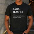 Band Teacher Definition Teaching School Teacher Men's Casual T-Shirt Dark Grey