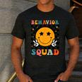 Behavior Squad Specialist Analyst Behavior Teacher Retro Men's Casual T-Shirt Dark Grey Behavior Squad Specialist Analyst Behavior Teacher Retro Men's Casual T-Shirt Dark Grey