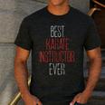 Best Karate Instructor Ever Martial Arts Teacher Sensei Men's Casual T-Shirt Dark Grey