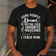 Best Music Teacher For Men Women Musician Band Piano Teacher Men's Casual T-Shirt Dark Grey Best Music Teacher For Men Women Musician Band Piano Teacher Men's Casual T-Shirt Dark Grey