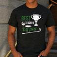 Best Teacher By Par Golf Golfer Men's Casual T-Shirt Dark Grey