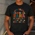 Bilingual Paraeducator Paraprofessional Parapro Teachers Men's Casual T-Shirt Dark Grey Bilingual Paraeducator Paraprofessional Parapro Teachers Men's Casual T-Shirt Dark Grey