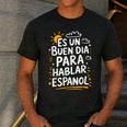 Bilingual Teacher Maestra Spanish Teacher Men's Casual T-Shirt Dark Grey