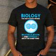 Biology Facts Science Teacher Student Biologist Men's Casual T-Shirt Dark Grey