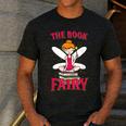 The Book Fairy Reading Teacher Librarian T-Shirt Men's Casual T-Shirt Dark Grey