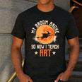 My Broom Broke So Now I Teach Art Teacher Halloween Costume For Men Women Men's Casual T-Shirt Dark Grey My Broom Broke So Now I Teach Art Teacher Halloween Costume For Men Women Men's Casual T-Shirt Dark Grey