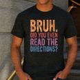 Bruh Did You Even Read The Directions Bruh Teacher For Men Women Men's Casual T-Shirt Dark Grey Bruh Did You Even Read The Directions Bruh Teacher For Men Women Men's Casual T-Shirt Dark Grey