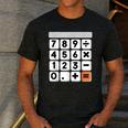 Calculator Easy Halloween Costume For Math Teacher Men's Casual T-Shirt Dark Grey