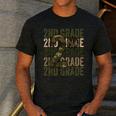 Camo Team 2nd Grade Squad Back To School Teacher Kids Boys Men's Casual T-Shirt Dark Grey
