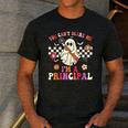 You Can't Scare Me I'm a Principal Halloween Teacher Men's Casual T-Shirt Dark Grey
