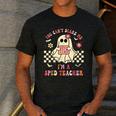 You Can't Scare Me I'm A SPED Teacher Crew Squad Halloween Men's Casual T-Shirt Dark Grey