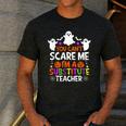 You Can't Scare Me I'm A Substitute Teacher Shirt Halloween Men's Casual T-Shirt Dark Grey