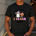 You Can't Scare Me I Teach Art Retro Teacher Ghost Halloween Men's Casual T-Shirt Dark Grey You Can't Scare Me I Teach Art Retro Teacher Ghost Halloween Men's Casual T-Shirt Dark Grey