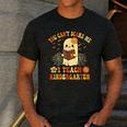 You Can't Scare Me I Teach Kindergarten Halloween Teacher Men's Casual T-Shirt Dark Grey
