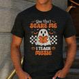 You Can't Scare Me I Teach Music Retro Teacher Halloween Men's Casual T-Shirt Dark Grey You Can't Scare Me I Teach Music Retro Teacher Halloween Men's Casual T-Shirt Dark Grey