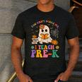 You Can't Scare Me I Teach Pre-k Teacher Halloween Ghost Men Women Kids Men's Casual T-Shirt Dark Grey