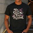 You Can't Scare Me I Teach Preschool Teacher Halloween Witch Men's Casual T-Shirt Dark Grey You Can't Scare Me I Teach Preschool Teacher Halloween Witch Men's Casual T-Shirt Dark Grey
