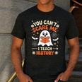 You Can't Scare Me I Teach History Retro Teacher Halloween Men's Casual T-Shirt Dark Grey You Can't Scare Me I Teach History Retro Teacher Halloween Men's Casual T-Shirt Dark Grey