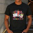 Can't Talk Right Now Doing Teacher Stuff Teacher Stuff Men's Casual T-Shirt Dark Grey