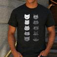 Cat Themed Artist Value Scale Educational Art Teacher Men's Casual T-Shirt Dark Grey Cat Themed Artist Value Scale Educational Art Teacher Men's Casual T-Shirt Dark Grey
