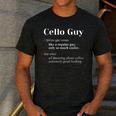 Cello Guy Definition Cello Player Classical Music Teacher Men's Casual T-Shirt Dark Grey