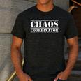 Chaos Coordinator Teacher Mom & Parents Men's Casual T-Shirt Dark Grey