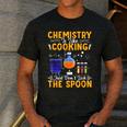 Chemistry Is Like Cooking Science Teacher Student Men's Casual T-Shirt Dark Grey