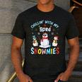 Chillin With My Sped Snowmies Teacher Student Christmas Men's Casual T-Shirt Dark Grey Chillin With My Sped Snowmies Teacher Student Christmas Men's Casual T-Shirt Dark Grey