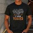 Choir Teacher I Hear Voices Chorister Church Choral Music Men's Casual T-Shirt Dark Grey