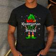 Christmas Kindergarten Elf Squad Teacher Student Men's Casual T-Shirt Dark Grey Christmas Kindergarten Elf Squad Teacher Student Men's Casual T-Shirt Dark Grey