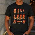 Christmas Math Teacher Equation Gingerbread With Santa Hat Men Women Men's Casual T-Shirt Dark Grey