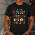 In This Classroom Everyone Is Welcome For Teacher Men's Casual T-Shirt Dark Grey In This Classroom Everyone Is Welcome For Teacher Men's Casual T-Shirt Dark Grey