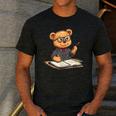 Classroom Fun With Teddy Bear Teacher Men's Casual T-Shirt Dark Grey Classroom Fun With Teddy Bear Teacher Men's Casual T-Shirt Dark Grey