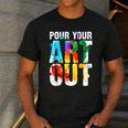Cool Artist For Men Women Painter Art Teacher Paint Artists Men's Casual T-Shirt Dark Grey