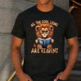 All The Cool Lions Are Reading Lion Teacher Men Women Kids Men's Casual T-Shirt Dark Grey All The Cool Lions Are Reading Lion Teacher Men Women Kids Men's Casual T-Shirt Dark Grey