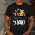 Cool Music Teacher Art For Men Women School Orchestra Coach Men's Casual T-Shirt Dark Grey Cool Music Teacher Art For Men Women School Orchestra Coach Men's Casual T-Shirt Dark Grey