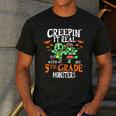 Creepin It Real Monster School 5th Grade Teacher Halloween Men's Casual T-Shirt Dark Grey Creepin It Real Monster School 5th Grade Teacher Halloween Men's Casual T-Shirt Dark Grey