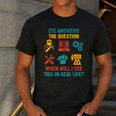 CTE Teacher CTE Crew When Will I Use This In Real Life Men's Casual T-Shirt Dark Grey