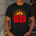 Cute Bilingual Spanish Teacher Buenos Dias Sunshine Men's Casual T-Shirt Dark Grey Cute Bilingual Spanish Teacher Buenos Dias Sunshine Men's Casual T-Shirt Dark Grey