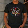 Cute Chaos Coordinator Teacher First Day Of School Men's Casual T-Shirt Dark Grey Cute Chaos Coordinator Teacher First Day Of School Men's Casual T-Shirt Dark Grey