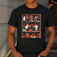 Cute Ghost Book Reading Books Lover Spooky Teacher Halloween Men's Casual T-Shirt Dark Grey