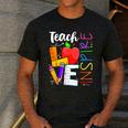 Cute Teach Love And Inspire Men Women Teacher Men's Casual T-Shirt Dark Grey Cute Teach Love And Inspire Men Women Teacher Men's Casual T-Shirt Dark Grey