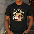Cute Teacher Popcorn Day Men's Casual T-Shirt Dark Grey Cute Teacher Popcorn Day Men's Casual T-Shirt Dark Grey